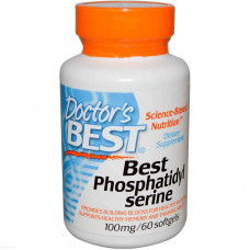 Doctor's Best, Best, фосфатидилсерин, 100 мг, 60 капсул