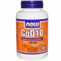 Кофермент Коэнзим Q10, Now Foods, 30 мг, 240 капсул