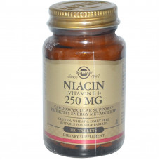  Витамин В3, Solgar, 250 мг, 100 табл.