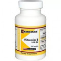  Витамин Е, Kirkman Labs, 100 МЕ, 100 капсул