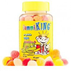 Gummi King, Кальций с витамином D для детей, 60 жевательных конфет