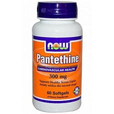  Пантетин, Now Foods, 300 мг, 60 капсул