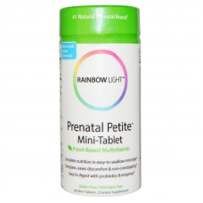 Витамины для беременных, Prenatal Petite, Rainbow Light, 90 таблеток