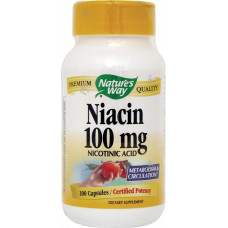  Витамин В3, Nature's Way, 100 мг, 100 капсул