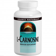 L-карнозин, L-Carnosine, Source Naturals, 500 мг, 60 таблеток.