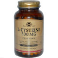 L-цистеин, Solgar, 500 мг, 60 капсул