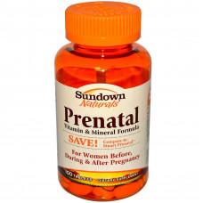 Витамины для беременных, Rexall Sundown Naturals, 100