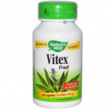 Nature's Way, Vitex Fruit, 400 mg, 100 Capsules