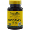 Марганец, Nature's Plus, 50 мг, 90 таблеток
