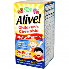 Витамины для детей, Nature's Way, 120 таблеток