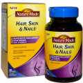 Витамины для волос, кожи и ногтей, Nature Made, 60 кап.
