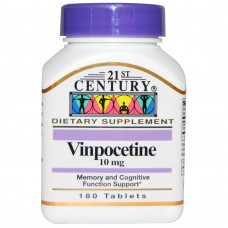 21st Century Health Care, Vinpocetine, 10 mg, 180 Tablets