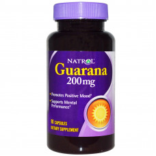 Natrol, Guarana, 200 mg, 90 Capsules