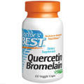 Кверцетин и бромелайн (Quercetin Bromelain), Doctor's Best, 60 капсул
