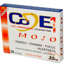 Co - E1, Кофермент заряжающий энергией, Mojo, 20 мг, 30 