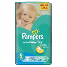 Pampers Active Baby 5 (11-18кг.) GIANT PACK 64шт. 	