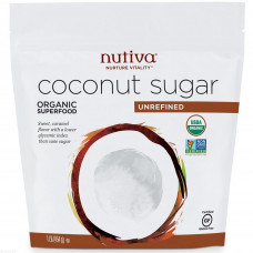 Кокосовый сахар, Coconut Sugar, Nutiva, 454 г