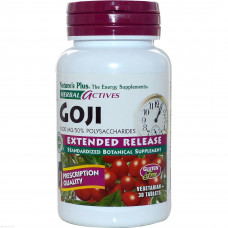 Ягоды годжи, Goji, Nature's Plus, экстракт, 1000 мг, 30 табл.