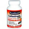 Колострум Молозиво Symbiotics, Colostrum Plus, Orange Crème,  120 жевательный таблеток