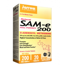SAMe - активный метаболит аминокислоты метионина, 200 мг, 20 таблеток